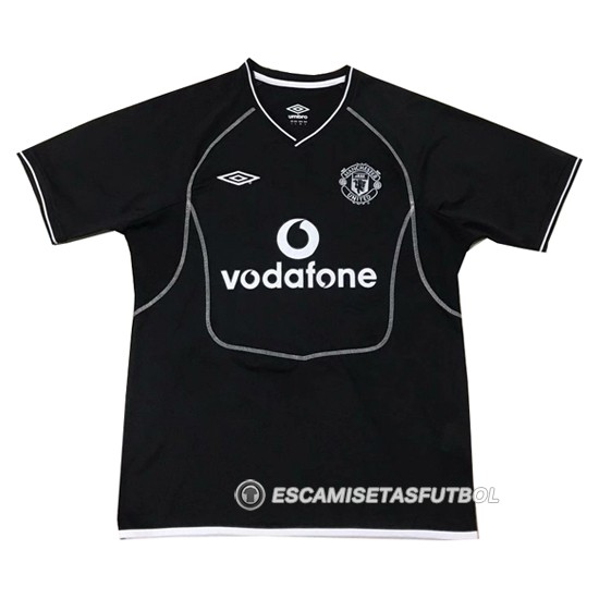 Camiseta Manchester United Portero Retro 2000-2002 Negro - Haga un click en la imagen para cerrar